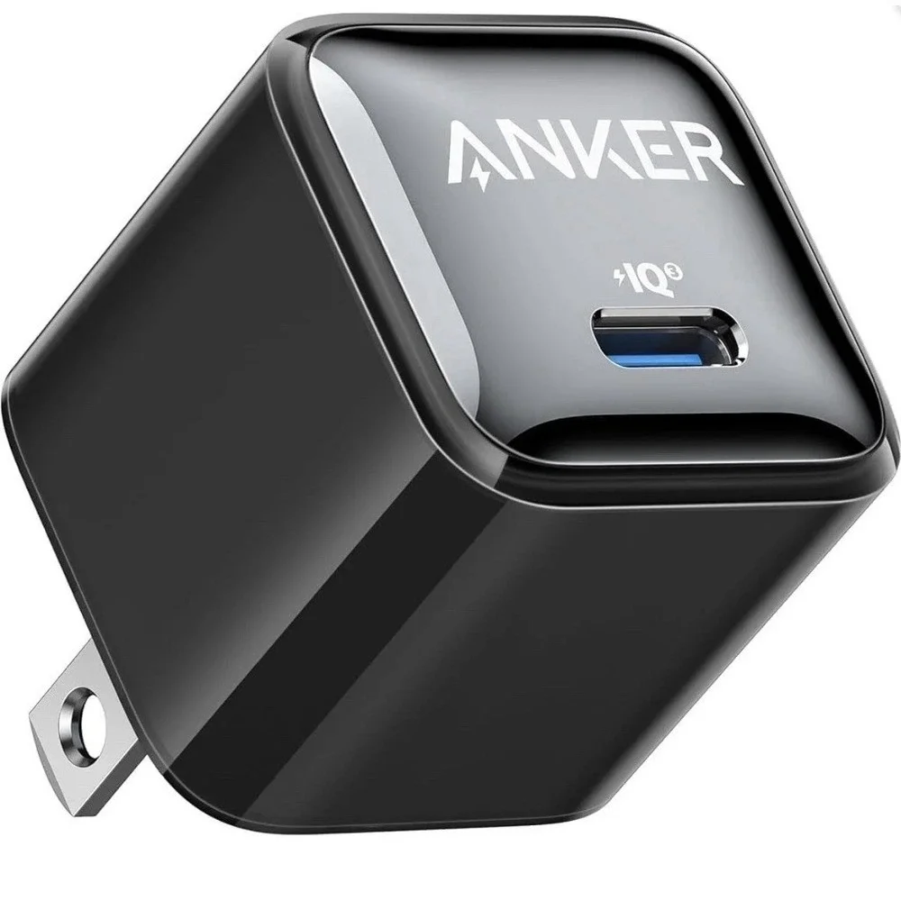 ANKER 511 Nano Pro 20W USB-C Charger Block Compact Fast Charger Black